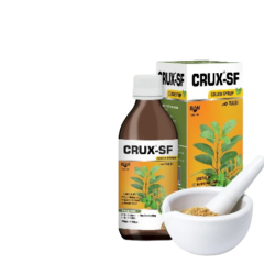 Crux-SF Cough Syrup With Tulsi